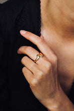 Load image into Gallery viewer, In Flow Ring - Gold Plated Silver