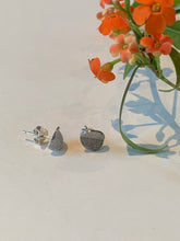 Load image into Gallery viewer, Tiny Silver Positano Studs