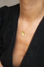 Load image into Gallery viewer, Single Luna di Positano Gold Plated Silver Necklace