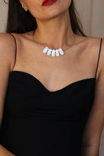 Load image into Gallery viewer, Positano Statement Necklace with Sterling Silver Cable Necklet