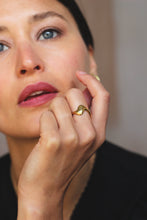 Load image into Gallery viewer, In Flow Ring - Gold Plated Silver