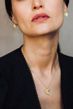 Load image into Gallery viewer, Single Luna di Positano Gold Plated Silver Necklace