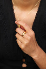 Load image into Gallery viewer, In Flow Ring - Gold Plated Silver