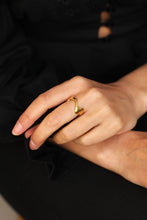 Load image into Gallery viewer, In Flow Ring - Gold Plated Silver