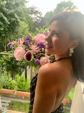 Load image into Gallery viewer, Luna di Positano Duo Earrings with Baroque Pearls