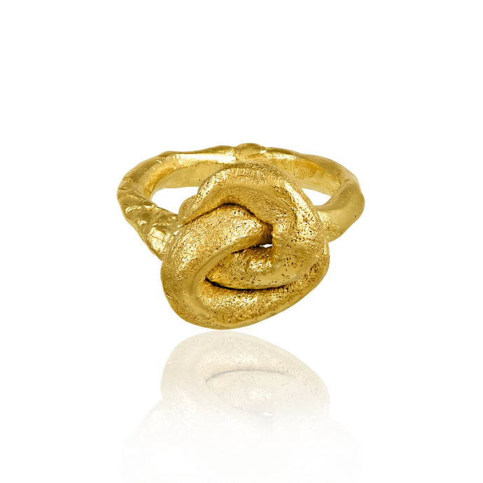 Ouroboros Ring- Gold Vermeil