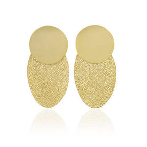 Gold Plated Positano Earrings