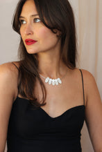 Load image into Gallery viewer, Positano Statement Necklace with Sterling Silver Cable Necklet